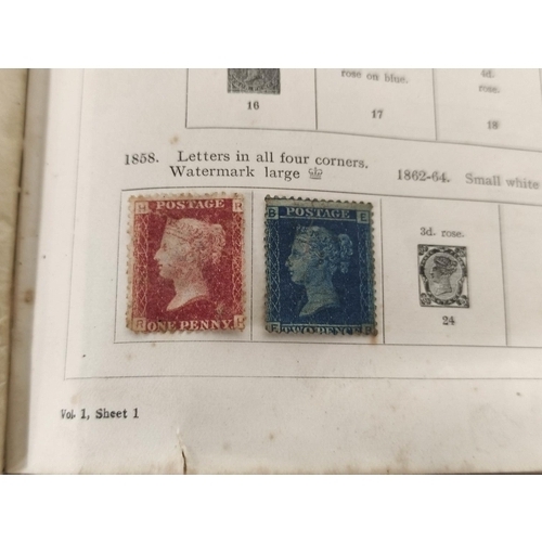 255 - Great Britain & World. A comprehensive stamp album of 19th and early 20th century world issues t... 