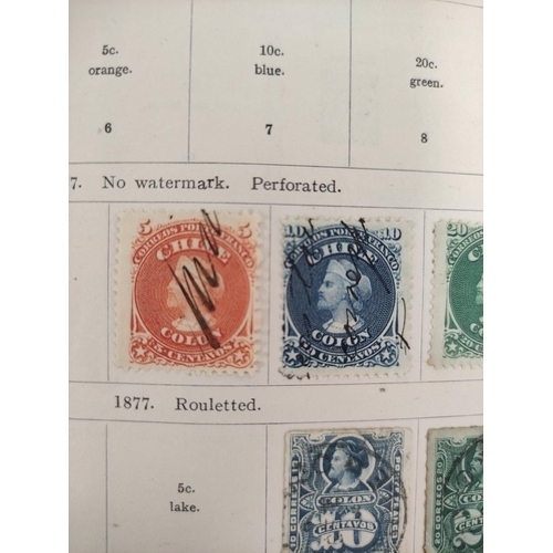 255 - Great Britain & World. A comprehensive stamp album of 19th and early 20th century world issues t... 