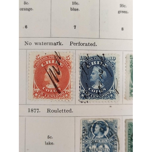 255 - Great Britain & World. A comprehensive stamp album of 19th and early 20th century world issues t... 