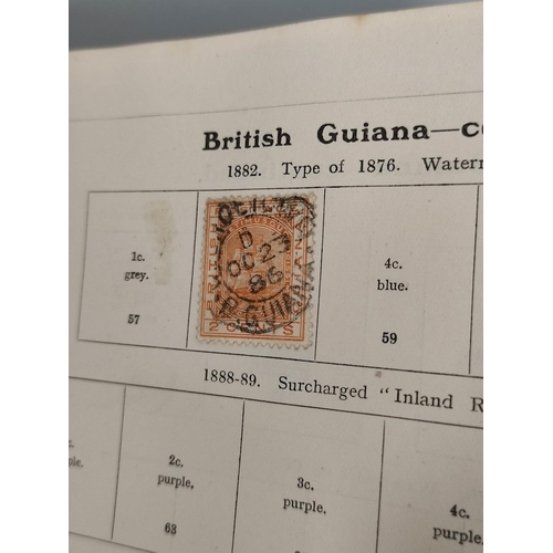 255 - Great Britain & World. A comprehensive stamp album of 19th and early 20th century world issues t... 