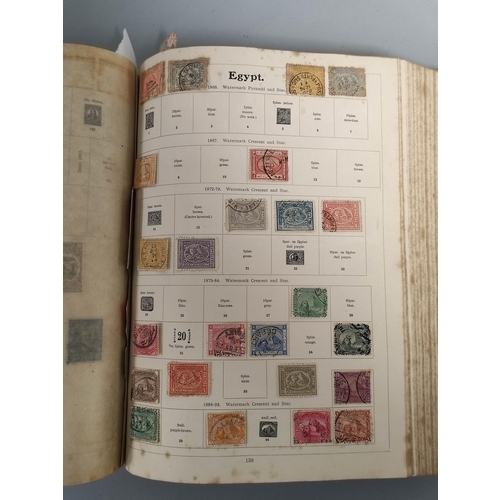 255 - Great Britain & World. A comprehensive stamp album of 19th and early 20th century world issues t... 