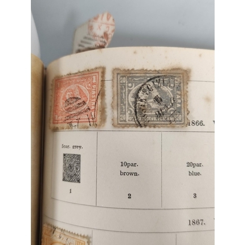 255 - Great Britain & World. A comprehensive stamp album of 19th and early 20th century world issues t... 