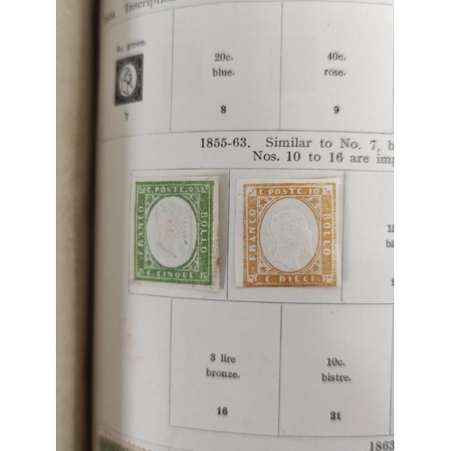 255 - Great Britain & World. A comprehensive stamp album of 19th and early 20th century world issues t... 