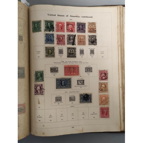 255 - Great Britain & World. A comprehensive stamp album of 19th and early 20th century world issues t... 