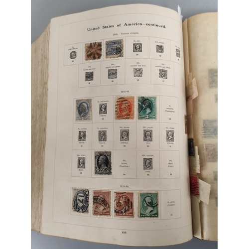 255 - Great Britain & World. A comprehensive stamp album of 19th and early 20th century world issues t... 