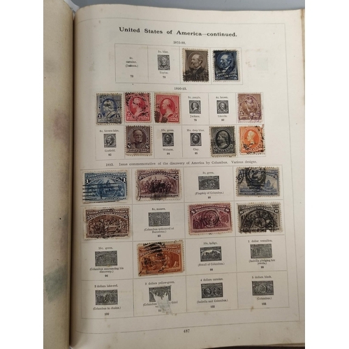 255 - Great Britain & World. A comprehensive stamp album of 19th and early 20th century world issues t... 