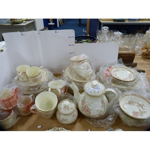 105 - Collection of Royal Doulton 'Lisette' pattern tea and coffee wares, some in original outer bags.