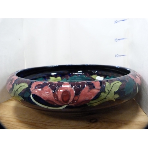 109 - Bursley Ware bowl with polychrome decoration of fruit and foliage.