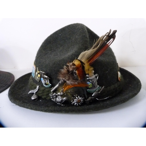 181 - Two gents' hats.  (2)