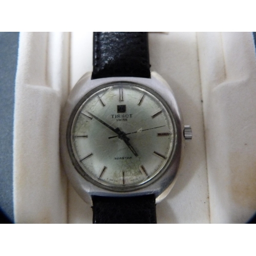 278 - Tissot Seastar manual wind gent's wristwatch with box.