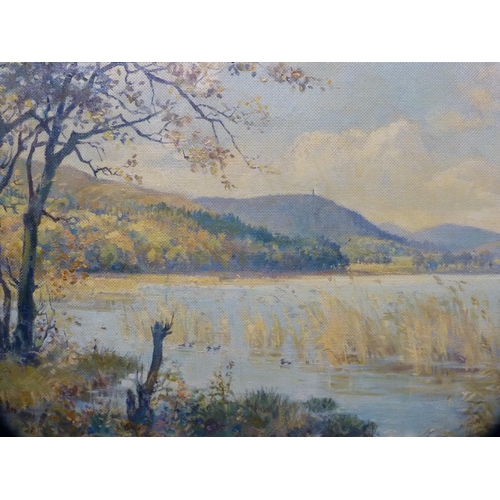 30 - Ann Dallas (Scottish, 1908 - 1997)Loch Kindar, KirkcudbrightshireSigned, oil on board, 44cm x 59cm.&... 