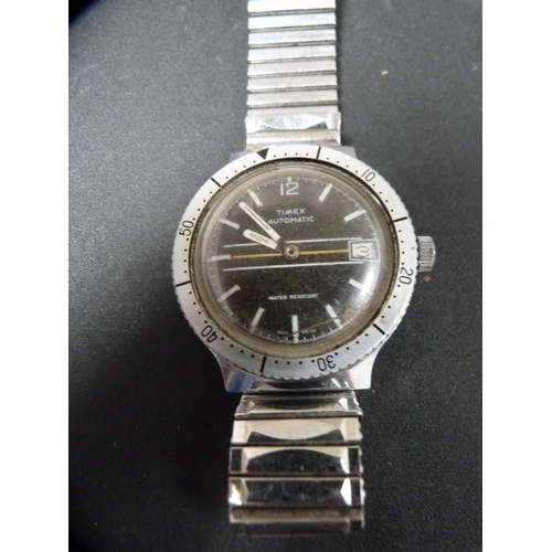 307 - Three manual wind and automatic wristwatches to include Timex Automatic with rotating bezel, Ingerso... 