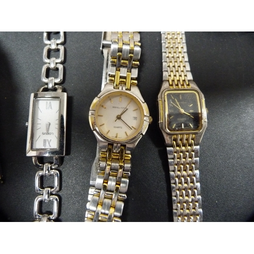 311 - Ladies' quartz and manual wind wristwatches to include Montine Switzerland, Sekonda, Ingersoll etc.&... 