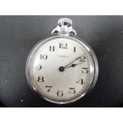 339 - Five pocket watches to include Ingersoll, Smith's Empire, Timex and Westclox.  (5)