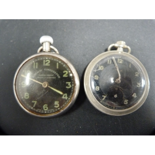 343 - Assorted pocket watches to include Railway Timekeeper, Kienzle antimagnetic (lacking hand to the sub... 