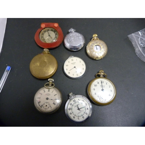 344 - Assorted pocket watches to include Sekonda, Ingersoll Crown, Ingersoll Triumph, Westclox Pocket Ben,... 