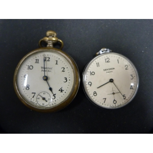 344 - Assorted pocket watches to include Sekonda, Ingersoll Crown, Ingersoll Triumph, Westclox Pocket Ben,... 