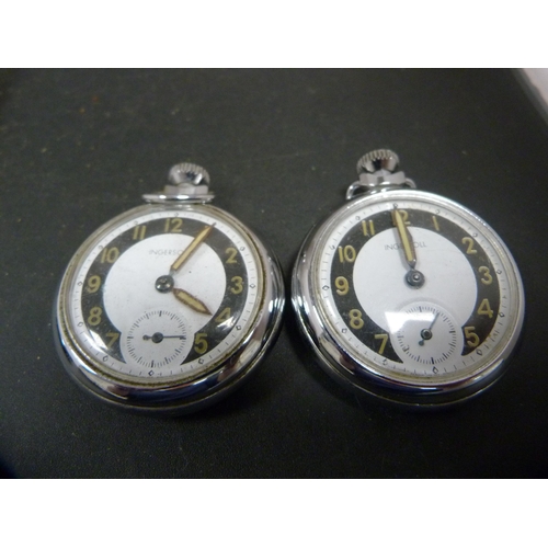 351 - Five Ingersoll pocket watches to include a boxed Triumph example.  (5)