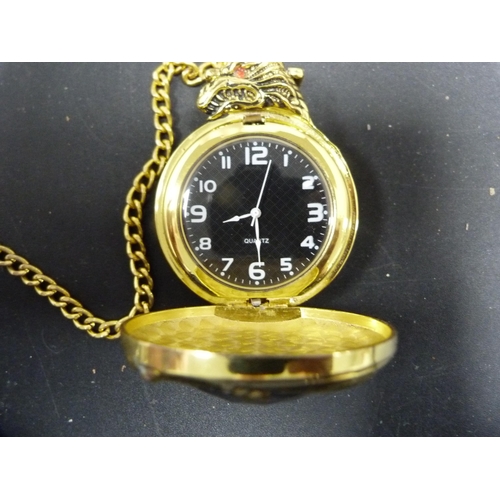 354 - Bag containing modern pocket watches to include Smith's etc.  (7)