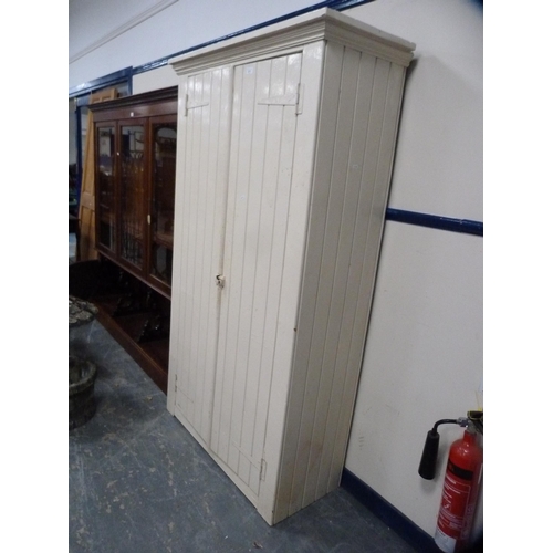 371 - Vintage painted pantry cupboard.