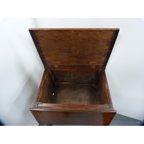 390 - Antique Regency-style work table (a/f).