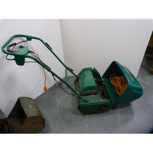 405 - Vintage Webb lawnmower and another.  (2)