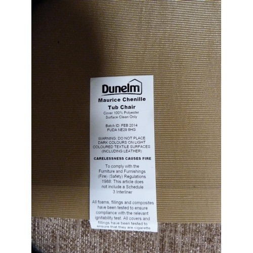 423 - Dunelm tub chair.