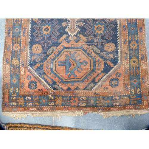 426 - Antique Turkish hand-knotted rug, Caucasian colours.