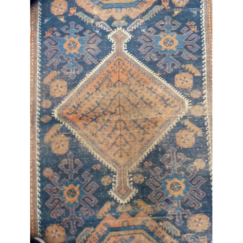 426 - Antique Turkish hand-knotted rug, Caucasian colours.