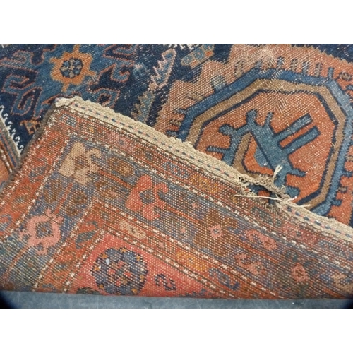 426 - Antique Turkish hand-knotted rug, Caucasian colours.