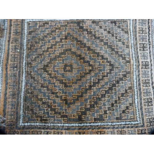 428 - Small Turkish hand-knotted rug.