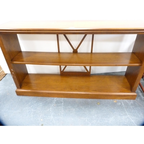 430 - Reproduction open bookcase.