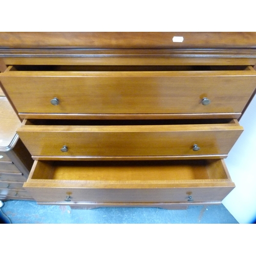 438 - Modern Grange cherrywood chest of six drawers.