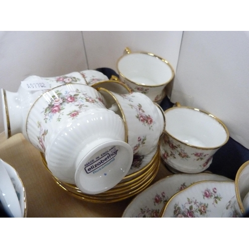 67 - Tuscan part tea set and an Elizabethan 'Rosamund' pattern part tea set.