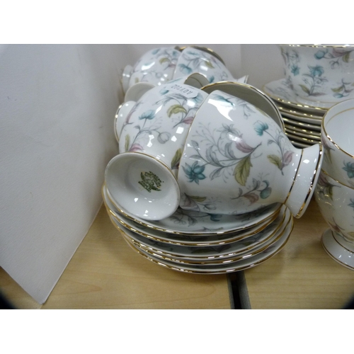 67 - Tuscan part tea set and an Elizabethan 'Rosamund' pattern part tea set.