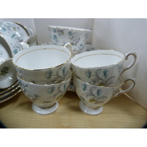 67 - Tuscan part tea set and an Elizabethan 'Rosamund' pattern part tea set.