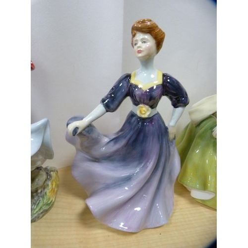 72 - Four Royal Doulton figures to include, 'Sophie', 'Jacqueline', 'Fleur' and 'Janine'.  (4)