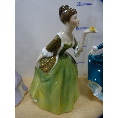 72 - Four Royal Doulton figures to include, 'Sophie', 'Jacqueline', 'Fleur' and 'Janine'.  (4)