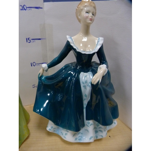 72 - Four Royal Doulton figures to include, 'Sophie', 'Jacqueline', 'Fleur' and 'Janine'.  (4)