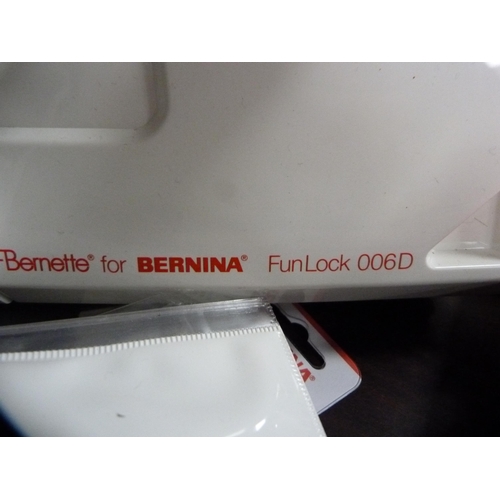 76 - Bernina Artista 200 sewing and embroidery machine with case and many spares and accessories, Bernina... 