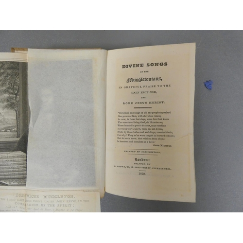 264 - (FROST J. & I., Eds.).  Divine Songs of the Muggletonians in Grateful Praise to the Only True Go... 