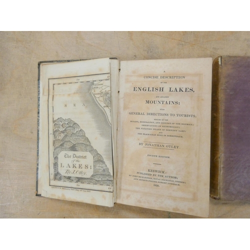 277 - OTLEY JONATHAN.  A Concise Description of the English Lakes. Eng. fldg. map & text ill... 