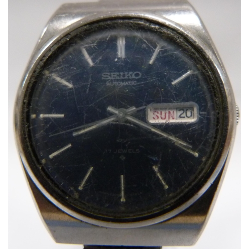 Seiko Automatic 17 jewels 6309 8120 gents wristwatch circa 1970s