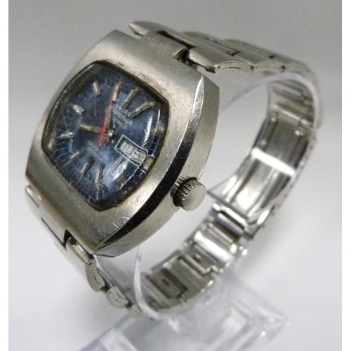 288 - Swiss Emperor:&nbsp;25 jewels self winding incabloc gents wristwatch circa 1970s, shaped stainless c... 