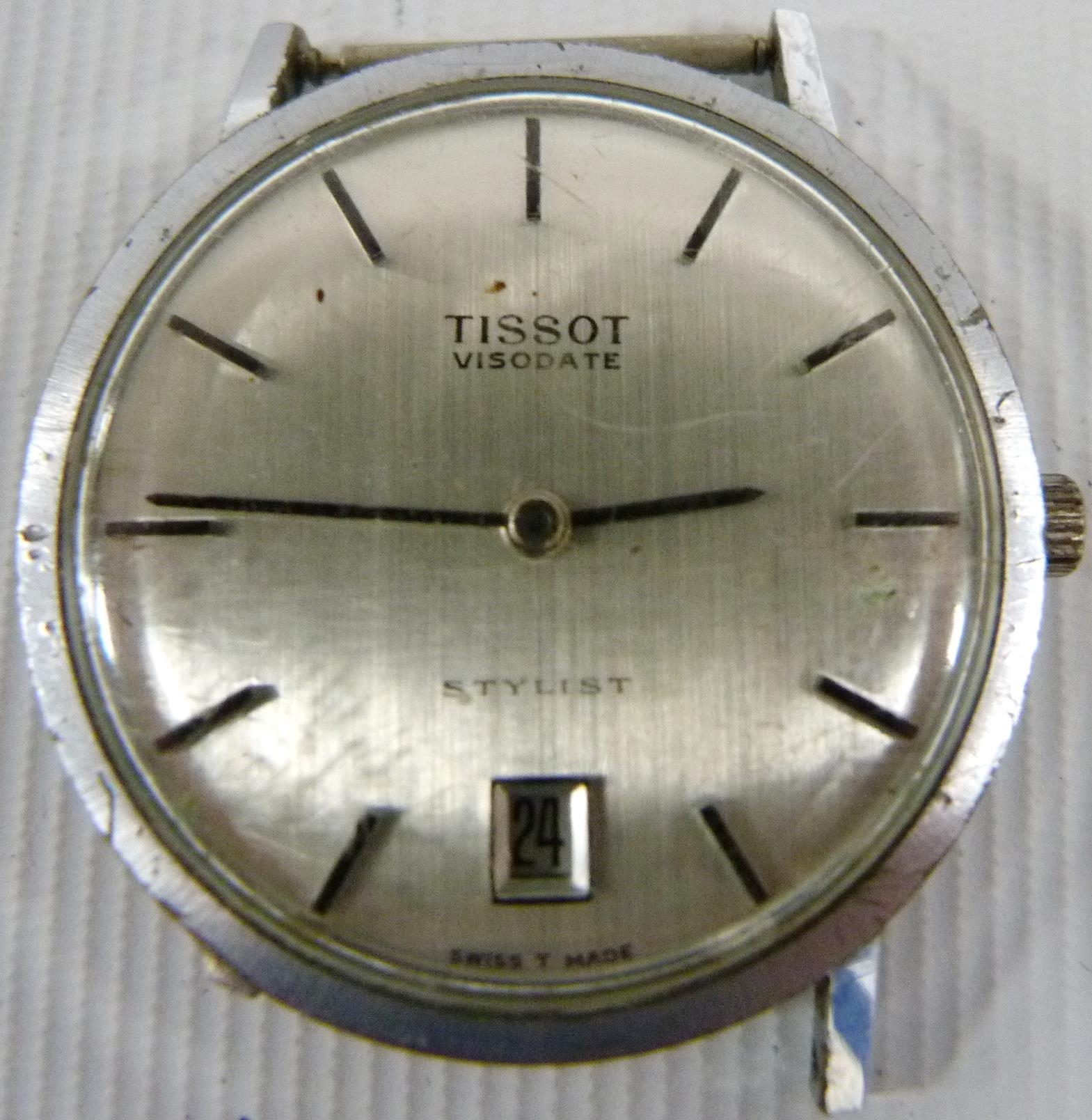 Tissot Stylist Visodate manual wind gents watch stainless case