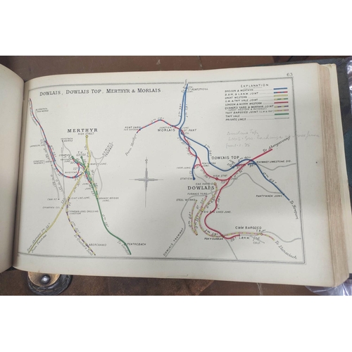 265 - Railway Clearing House book of official railway junction diagrams, published by the railway clearing... 