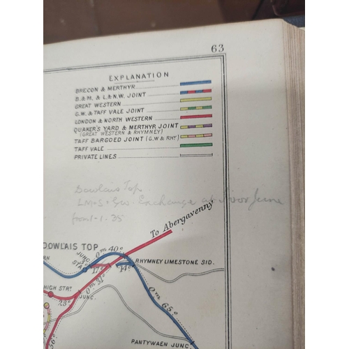 265 - Railway Clearing House book of official railway junction diagrams, published by the railway clearing... 