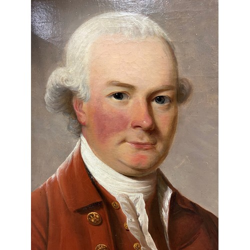 542 - David Martin (Scottish 1737 - 1797) Portrait of Robert Hunter of Thurston (d. 1810), half-length in ... 