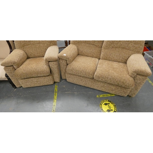 507 - G Plan two seat sofa  and a chair