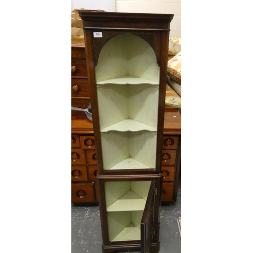 525 - Small Georgian corner cupboard.